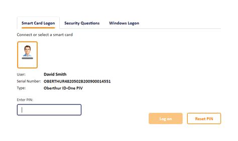 Setting up a Smart Card for User Logon 